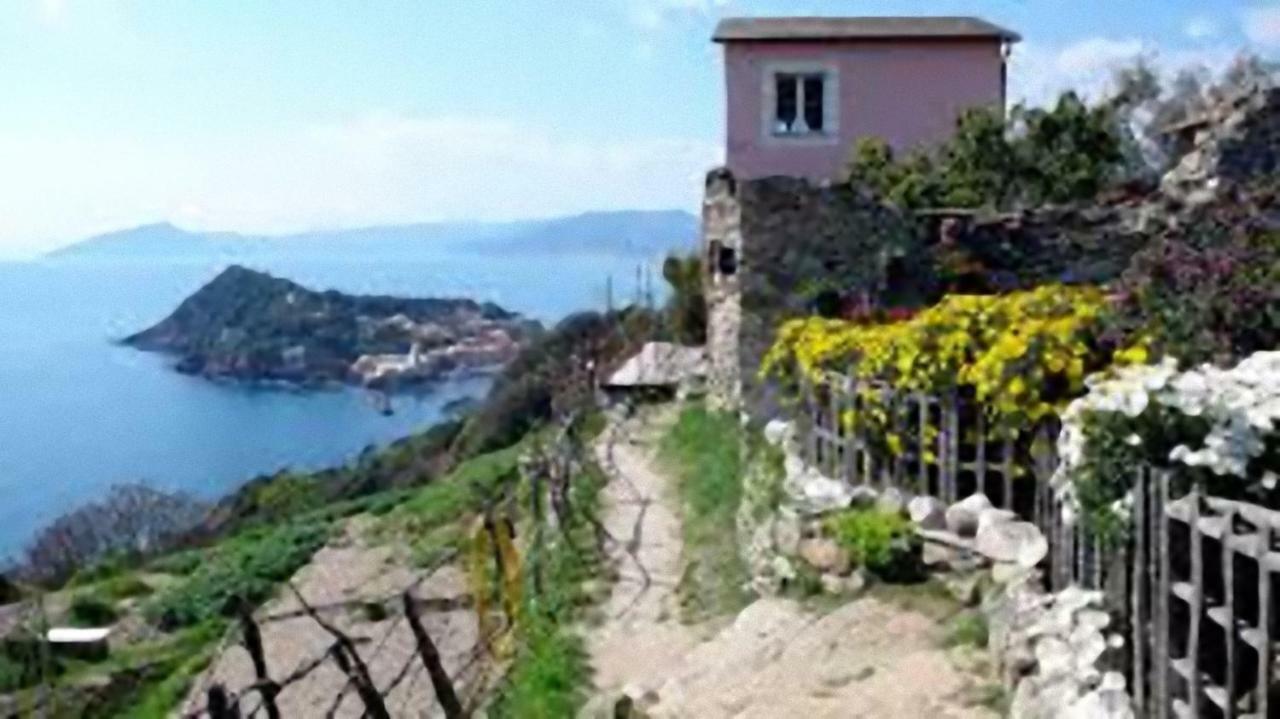 The Sea From The Hills Apartment Casarza Ligure Exterior foto