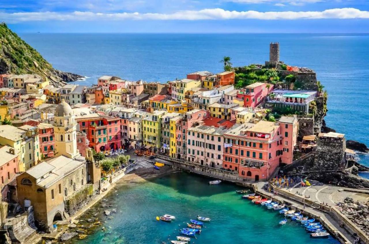 The Sea From The Hills Apartment Casarza Ligure Exterior foto